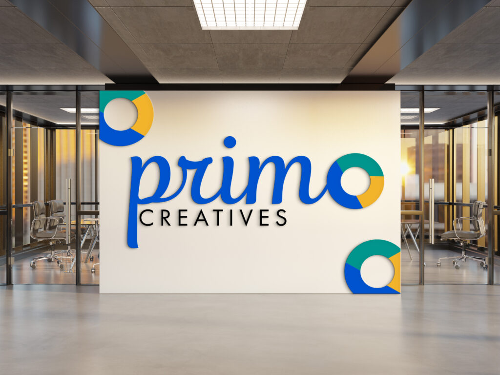 primo office wall advertisement